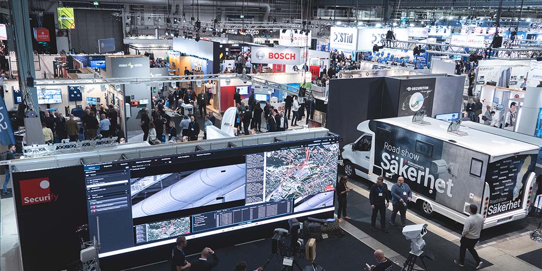 SKydd 1 Bild på mässgolvet ovanifrån